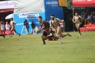 Pendse in action during the final